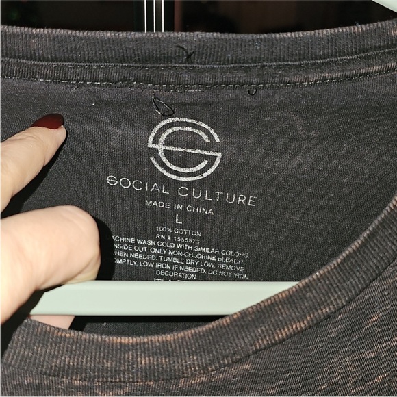 Social Culture Sz Large Women’s Oversided T-Shirt - Picture 3 of 9